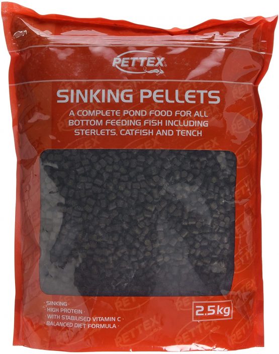 Pettex Complete Sinking Pellets For Bottom Feeding Fish, 2.5 kg