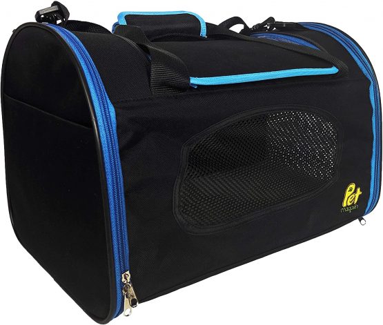 Foldable Pet Carrier Waterproof, Collapsible Soft Pet Transport Bag for Cats and Small Dogs