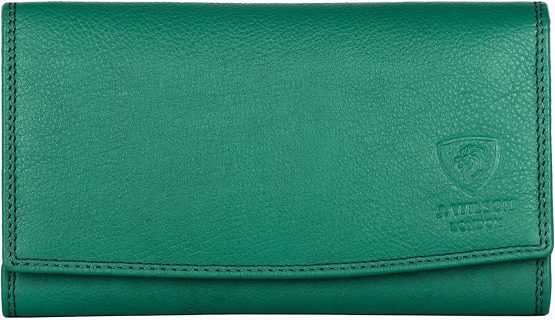 Ladies Rfid Protection Real Leather Purse Card Women Wallet Zip Coin Pocket - Image 3