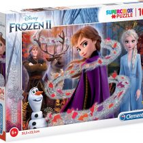 Clementoni - 20162 - Glitter Puzzle - Disney Frozen 2 - 104 pieces - Made in Italy - jigsaw puzzle children age 6+