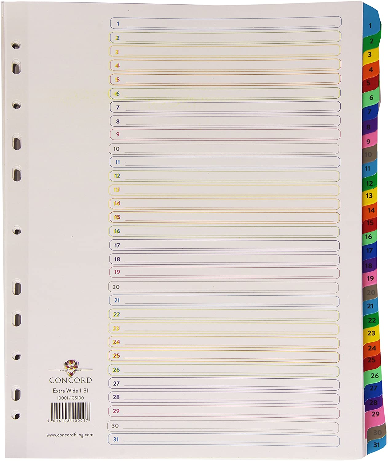 Enri 101084304 - Pack of 5 Spiralbound Hardback Notebooks - Portrait - Assorted Colours, multicoloured, 10.8 x 16.5 x 15.4