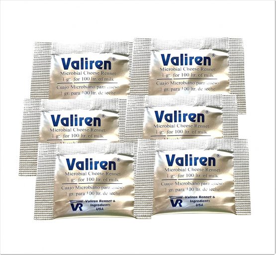 Microbial Rennet Pack of 6 sachets (6 x 1g) Use one Sachet for 100ltr of Milk…
