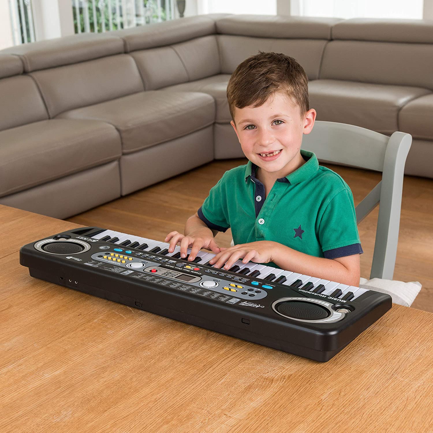 Academy of Music, Black, 54 Key Keyboard - Image 2