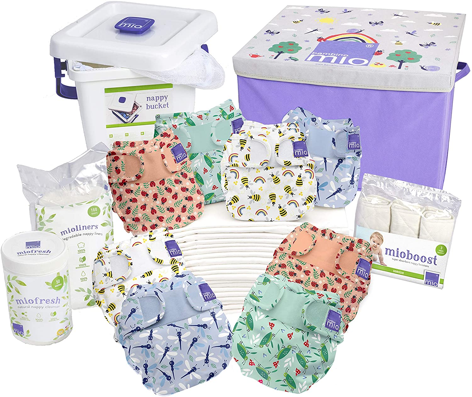 Bambino Mio, miosoft premium birth to potty pack, bug's life