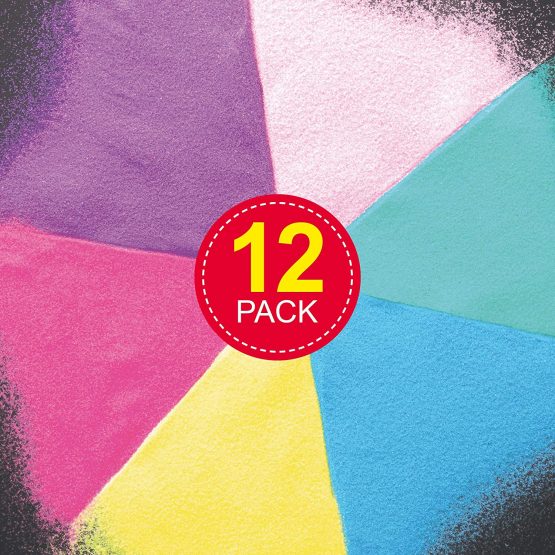 Baker Ross Pastel Coloured Sand Bags, Creative Art and Craft Supplies for Kids to Make and Decorate (12 Pack), AT407 - Image 2