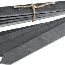 GardenMate Set of 8 Slate Plant Labels, Medium 15 x 2 centimetres