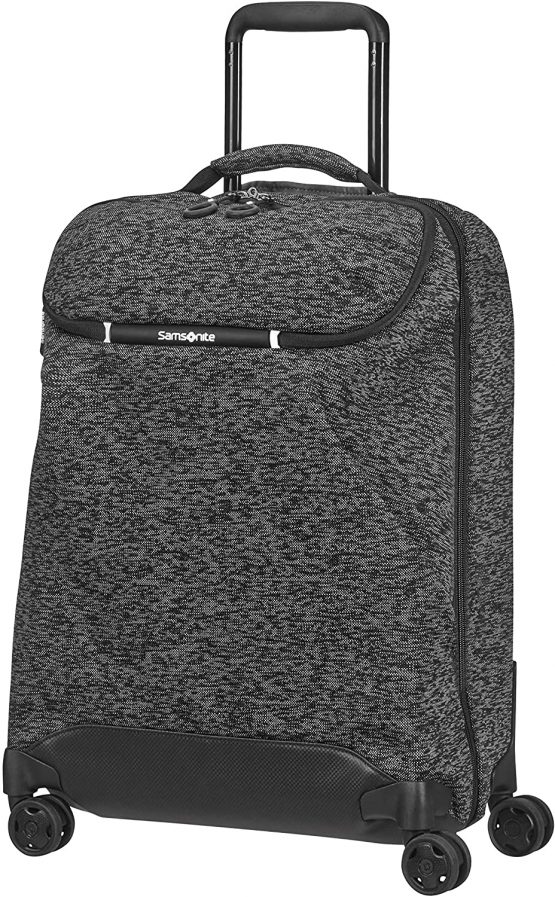 Samsonite Neoknit - Travel Duffle with 4 Wheels S, 55 cm, 36.5 Litre, Grey (Melange Grey)
