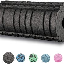 BODYMATE Active medium-hard foam roller with free E-Book - 30 x 15 cm or 45 x 15 cm - With Activating Surface Structure