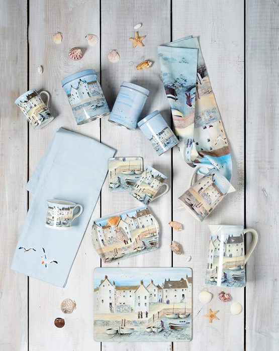 Creative Tops 5169622 "Cornish Harbour" 4-Piece Set of Cork Backed Placemats by, 40 x 29 cm (16" x 11") - Image 4