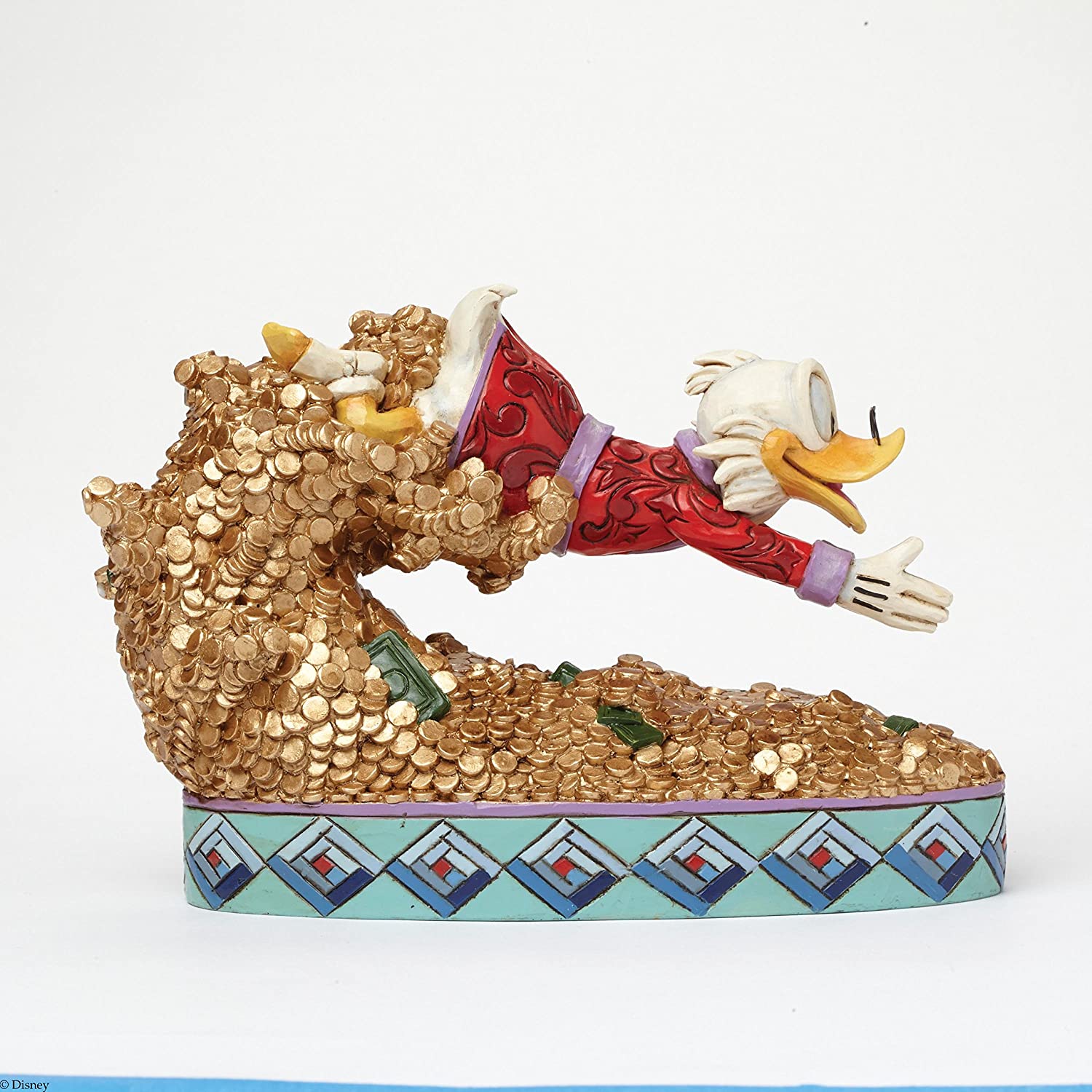 Disney Traditions Treasure Dive - Scrooge McDuck Figurine, Multi-colour - Image 4