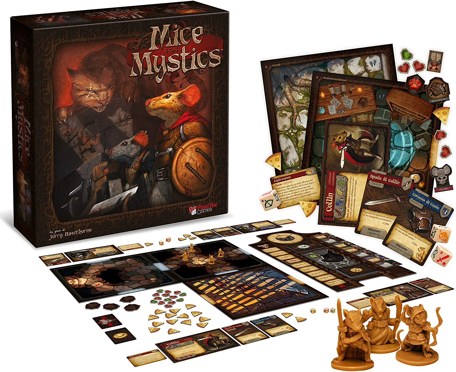Asmodee - Mice and Mystics - Board Game, 1-4 Players, 8+ Years, Italian Edition, Multi-coloured - Image 2
