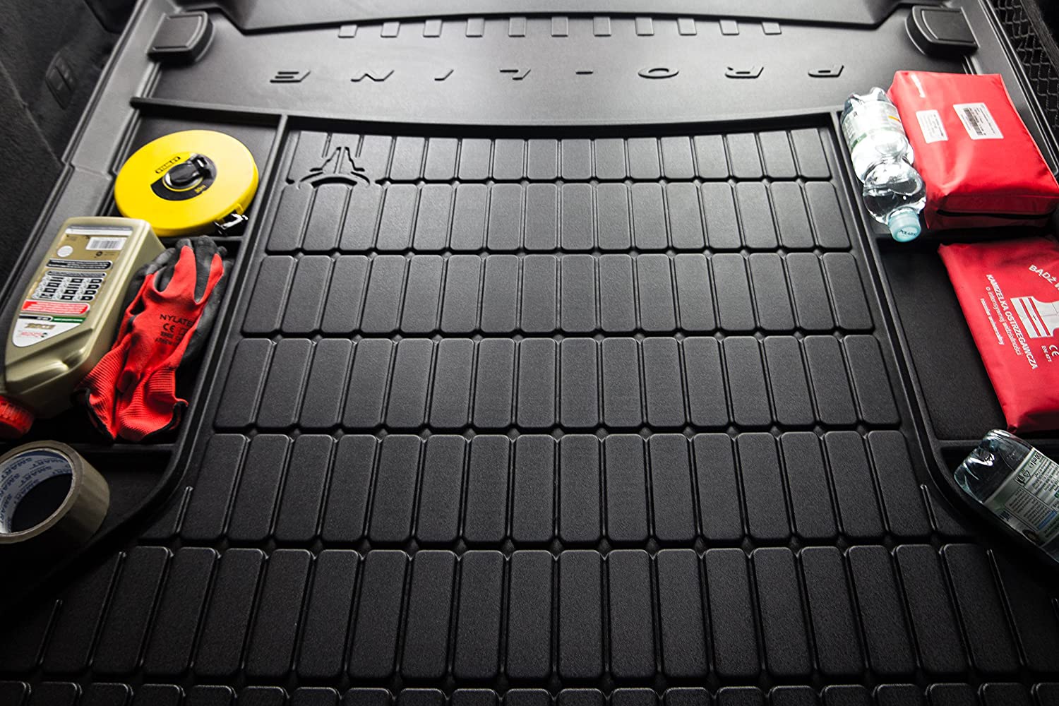 Boot Liner with Organiser Function - Non-Slip secure, schwarz - Image 3