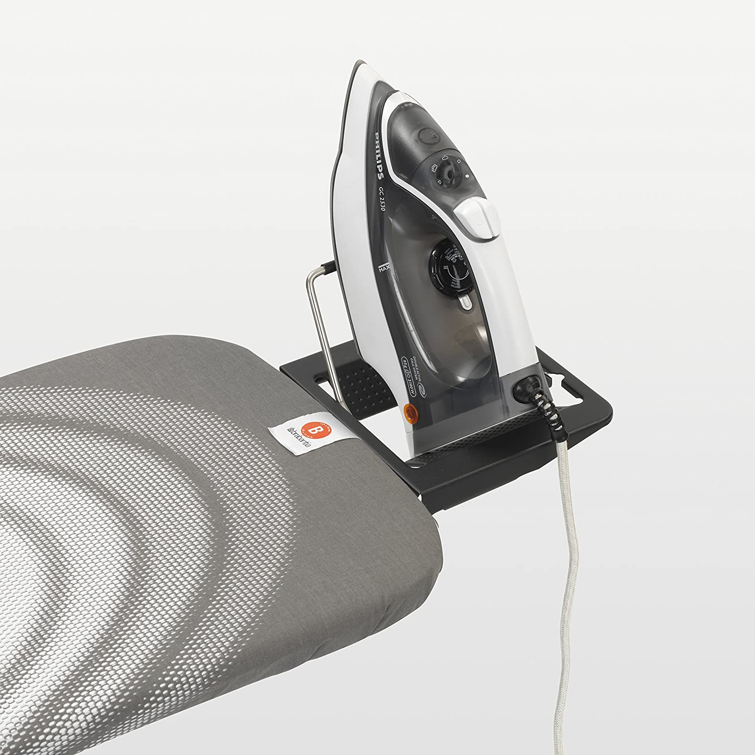 Brabantia, Ironing Board B, with Steam Iron Rest, Medium & Foldable, Adjustable Height, Non-Slip Feet Cotton Cover - Image 2