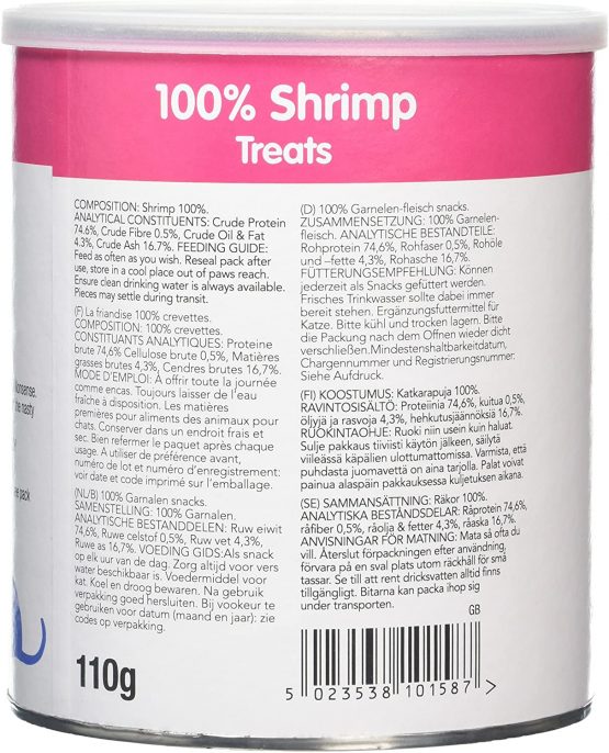 Thrive Cat 100% Shrimp Treats MaxiTube - 110g - Image 3
