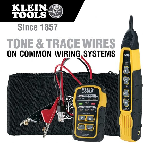 Klein Tools Tracer with Probe Tone Pro Kit for RJ11 and RJ45 Cables VDV500-820, Beige - Image 2