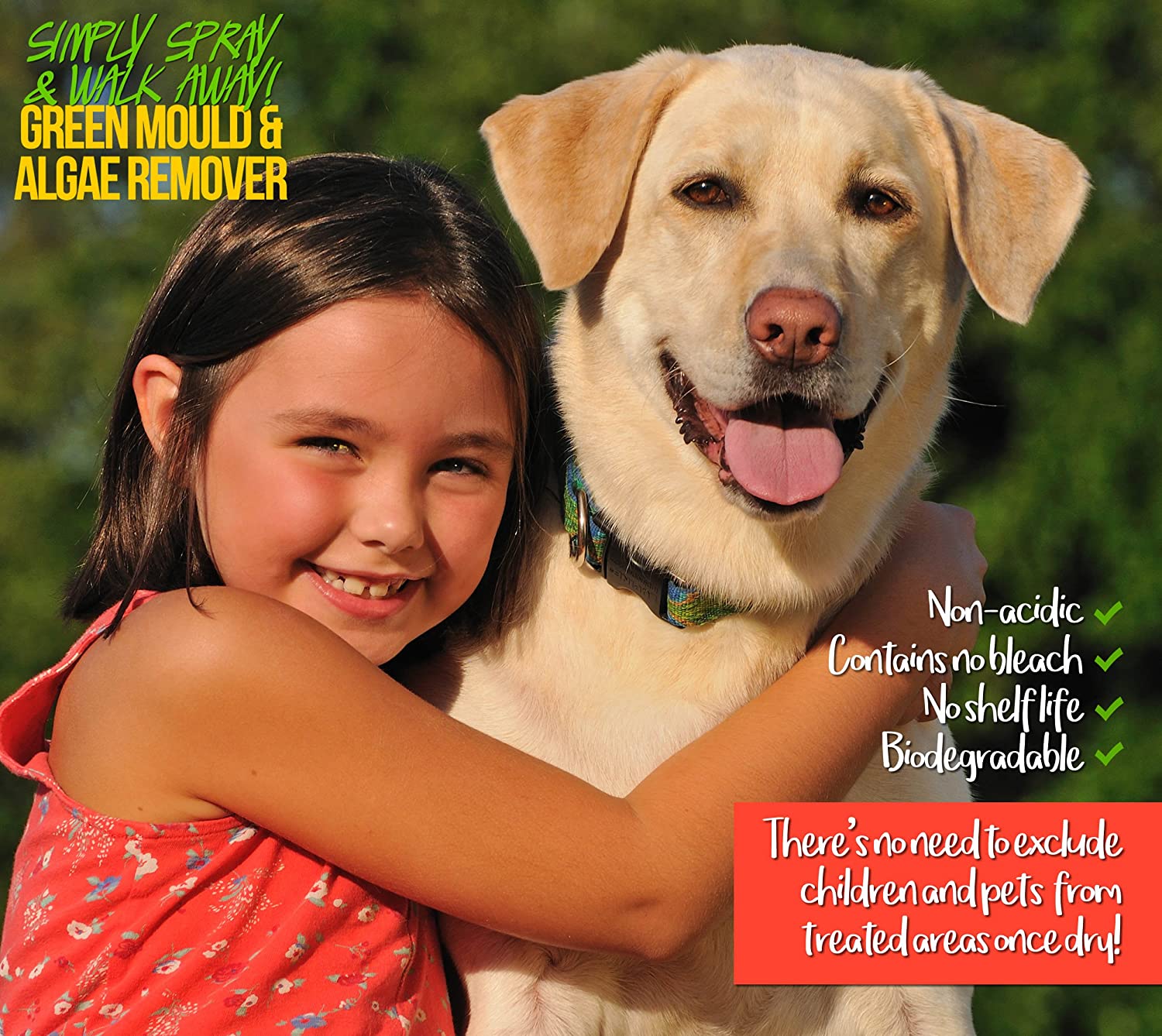 ProKleen MY16 Patio Cleaner Simply Spray and Walk Away Green Mould and Algae Killer for Patios