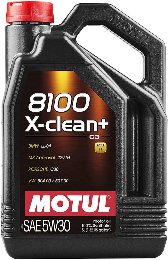 Motul 11113941 Motor Oil 8100 x Clean + 5 W30 5L