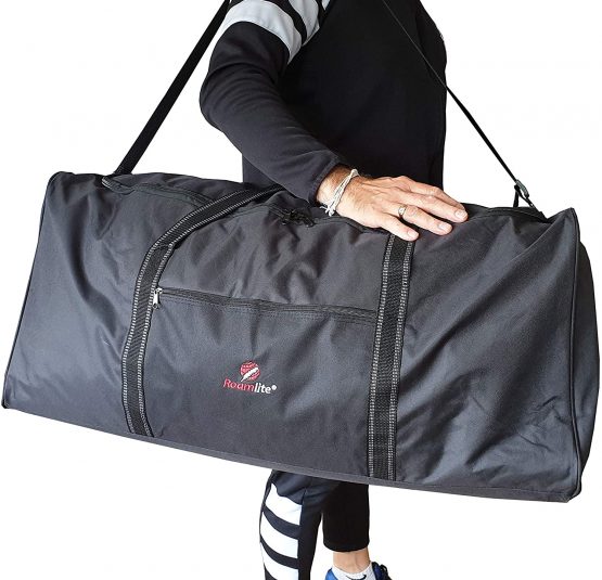 Roamlite Extra Large XXL Holdall - Very Big X-L Duffle Bags for Travel, Storage or Laundry - Polyester 86 cm 34 Inch X36cm X36cm 110 litres - Black RL34K - Image 2