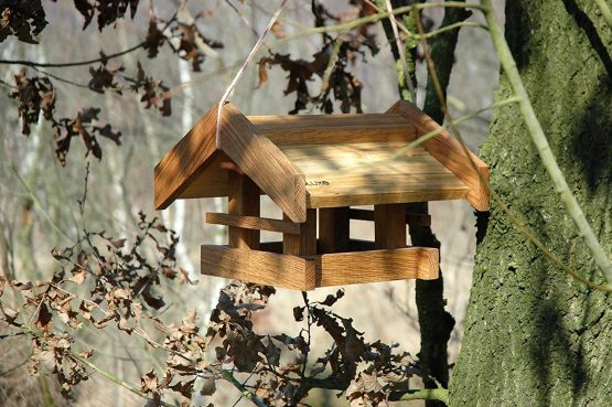 Luxus-Vogelhaus Classic Birdhouse Base Oak Brown 46036e - Image 3