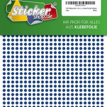 1440, 5 mm, blue, PVC, Weatherproof, CODING DOTS CIRCLES DOTS Sticker