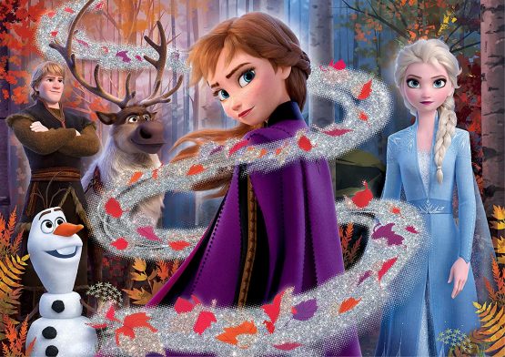 Clementoni - 20162 - Glitter Puzzle - Disney Frozen 2 - 104 pieces - Made in Italy - jigsaw puzzle children age 6+ - Image 2