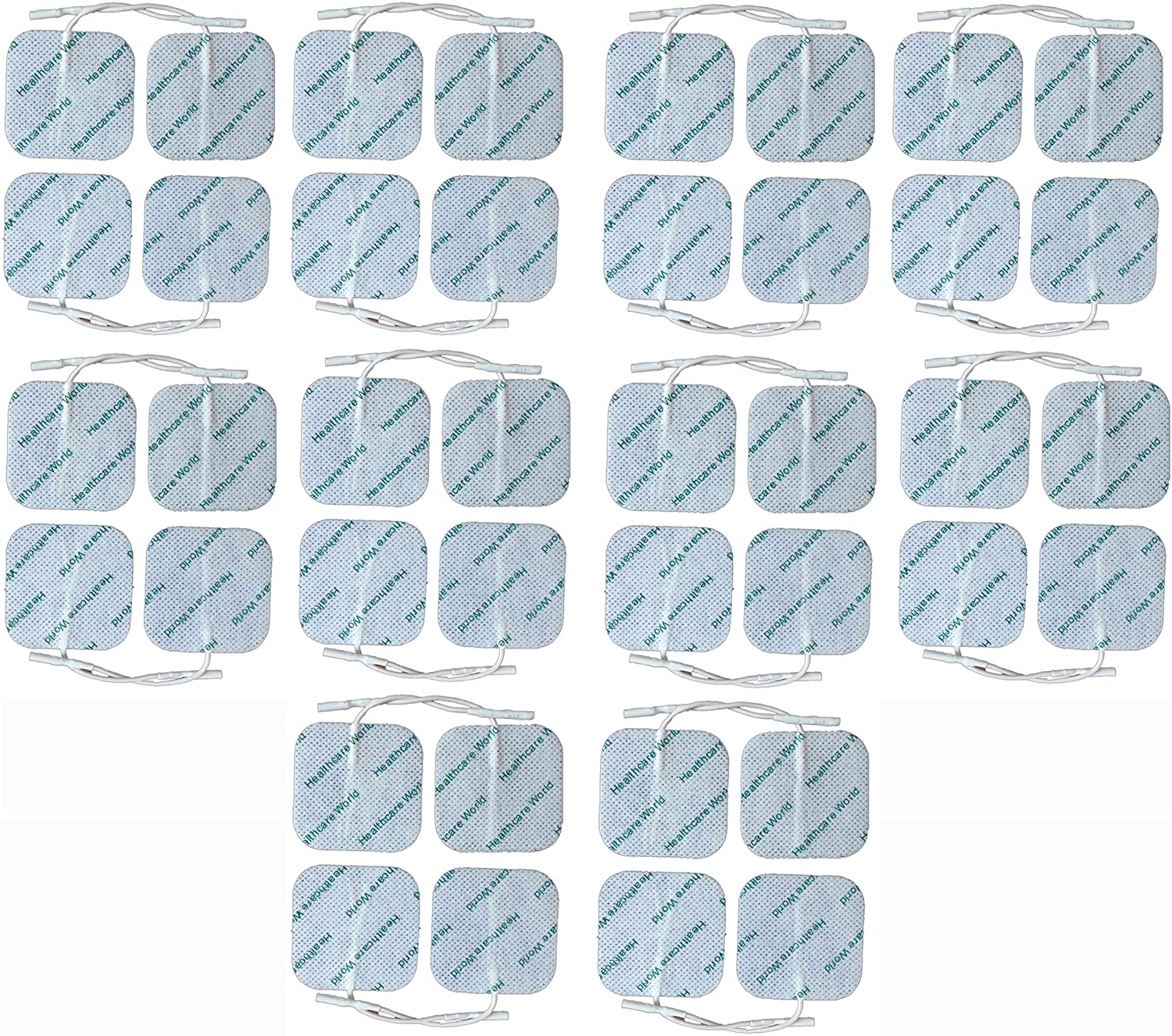 TENS Electrode Pads Pack of 40 by Healthcare World for TPN Lloyds